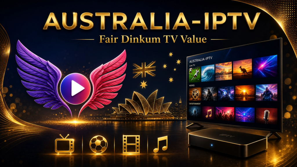 Feature image showing Australia iptv as a premium iptv streaming service in Australia